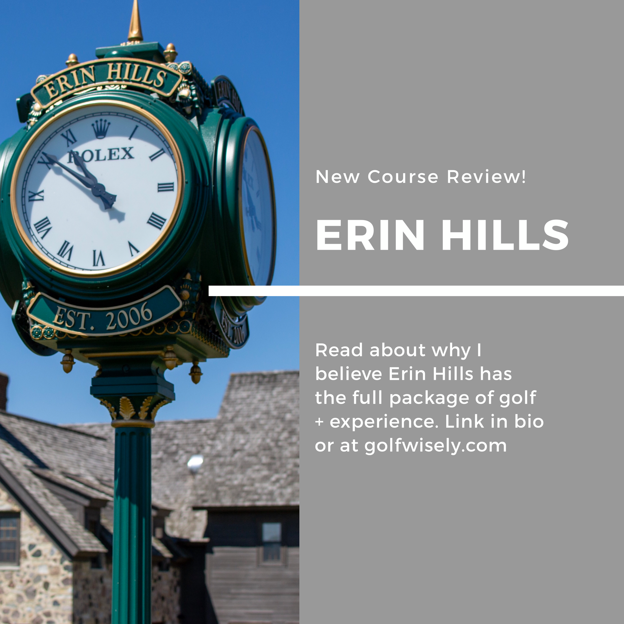 Golf Course Review Erin Hills